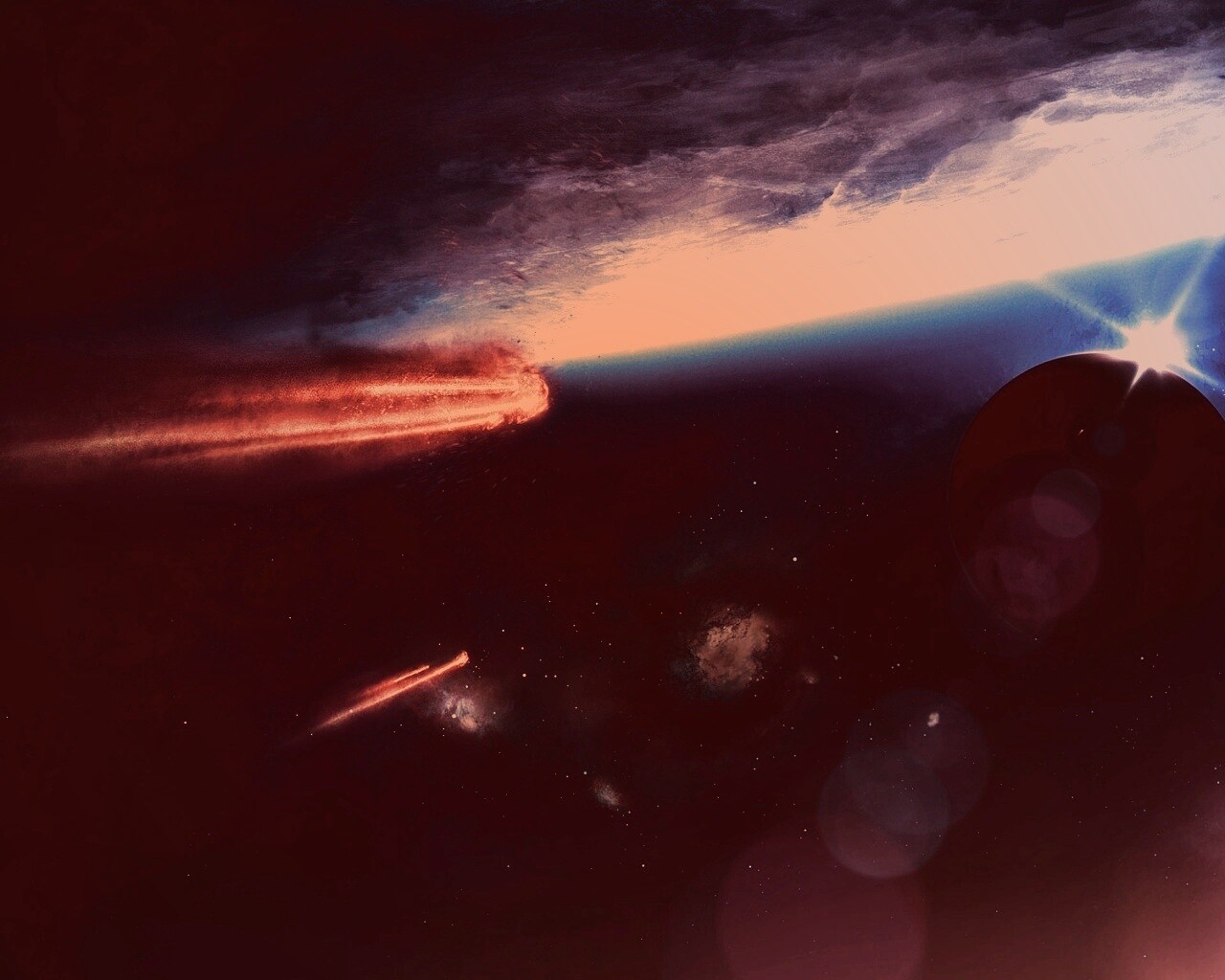 Комета обои