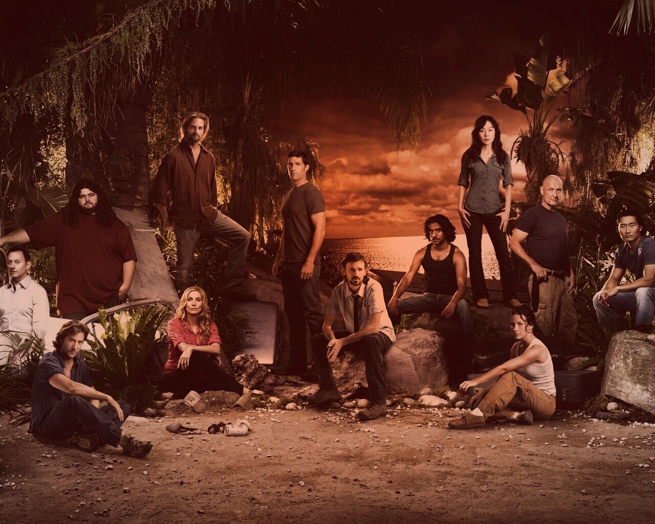 Герои сериала LOST обои