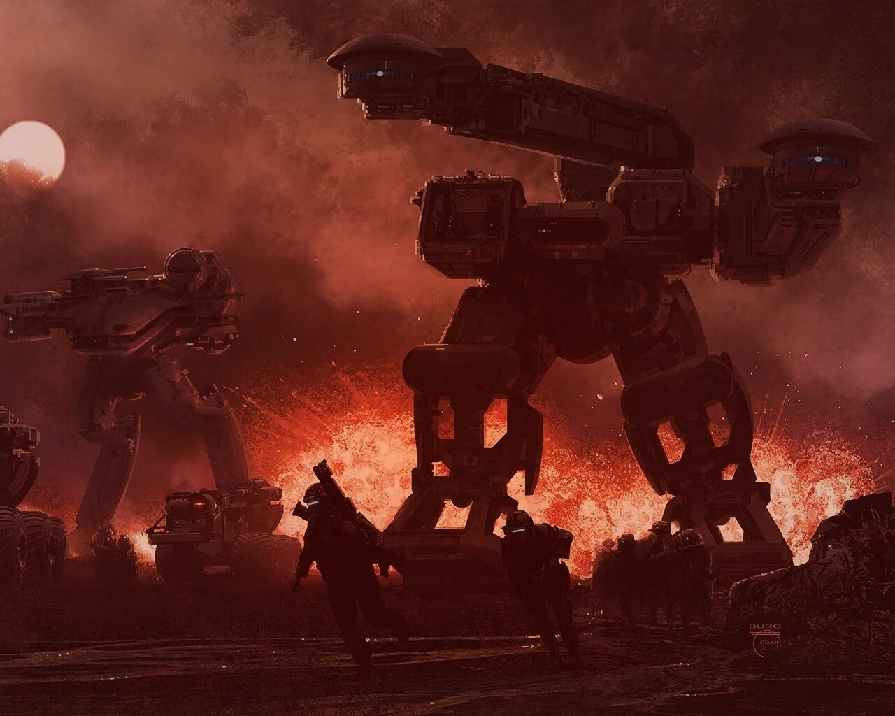 Война будущего обои