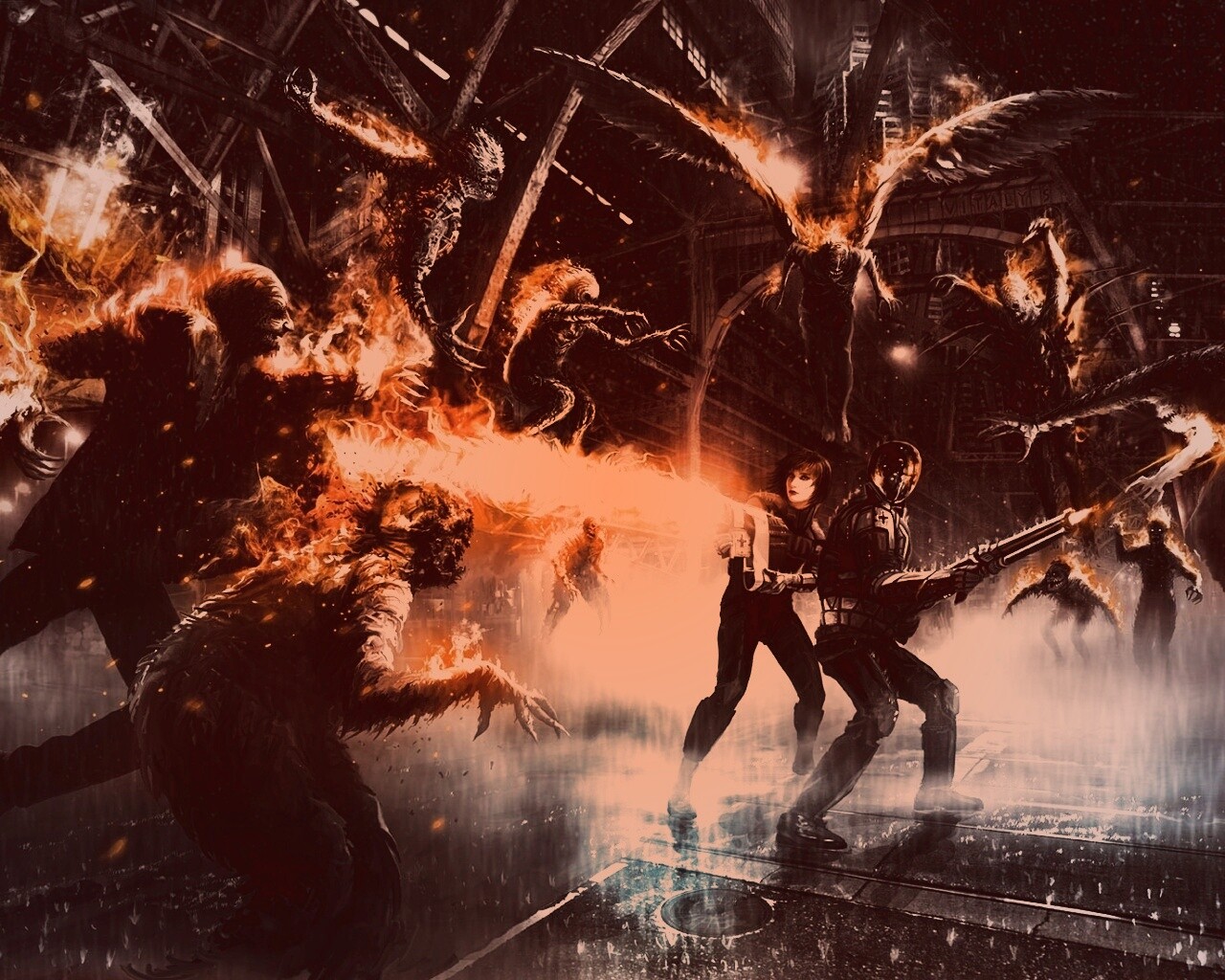 Игровой фанарт обои