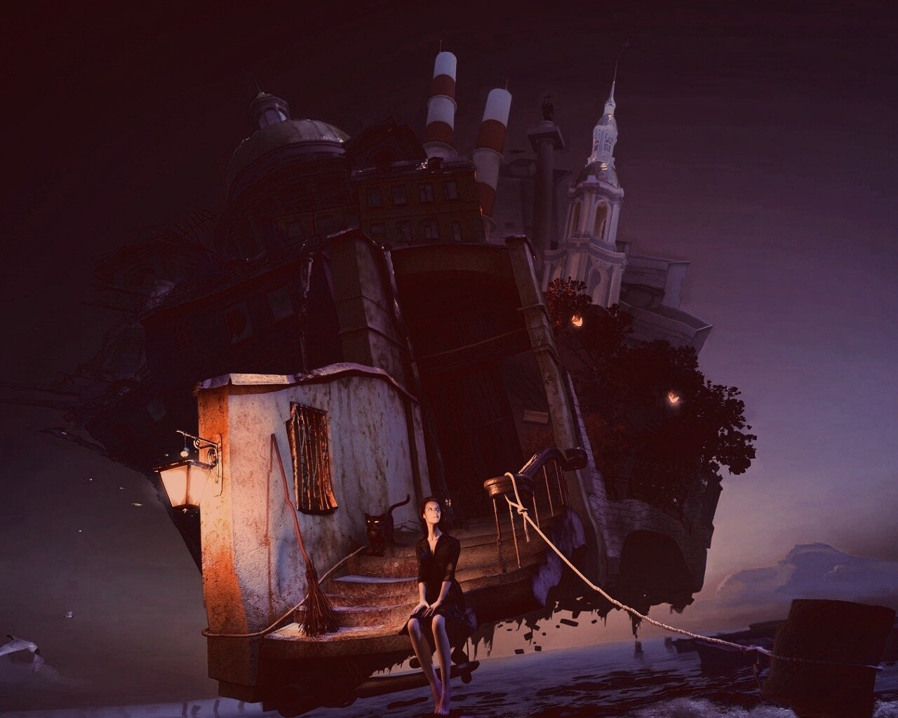 Мрачный Питер обои