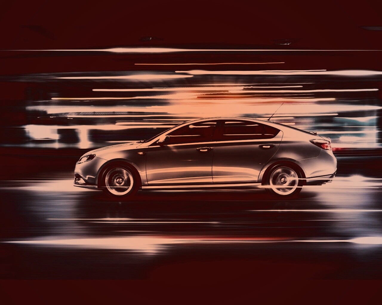 Субару в движении обои