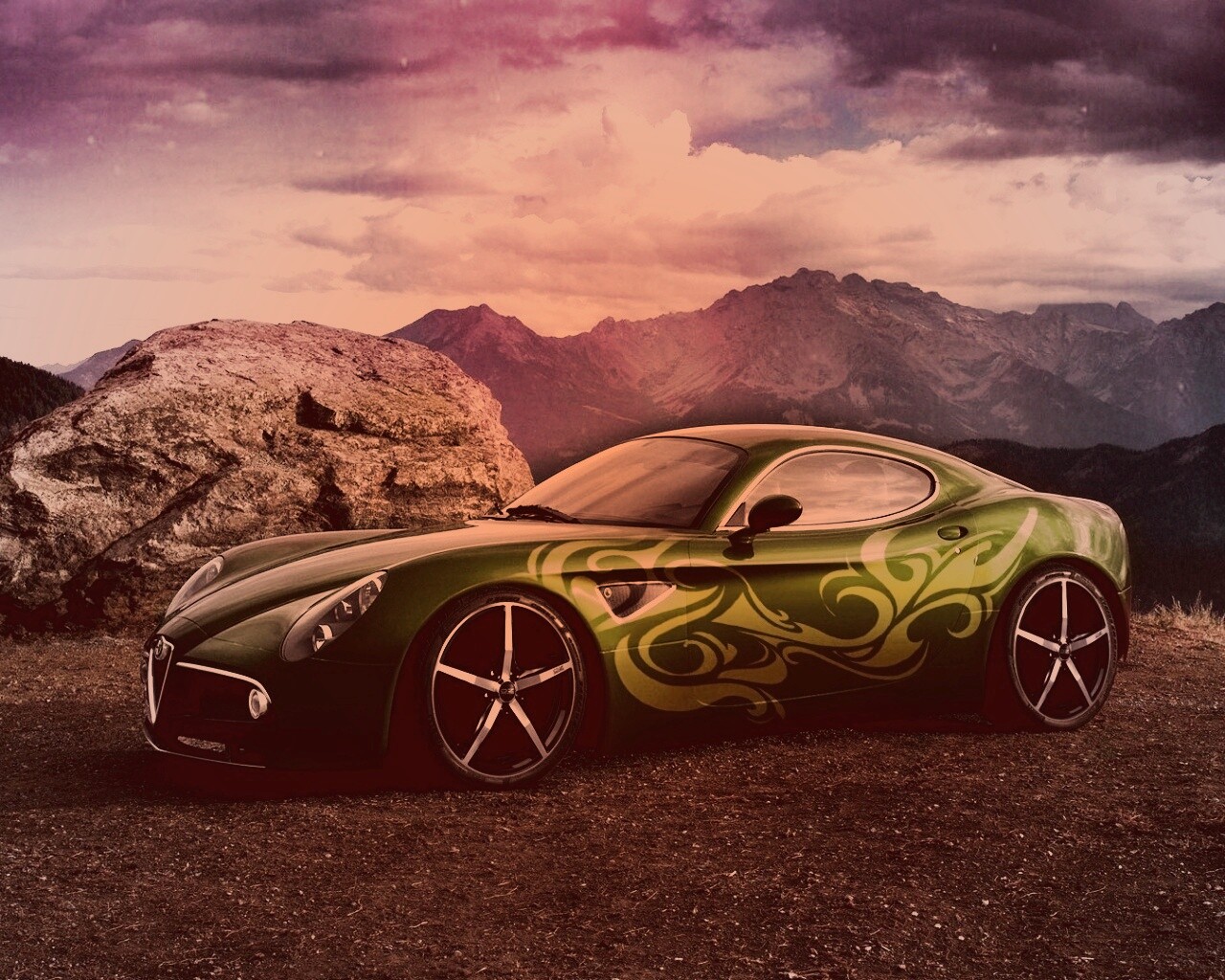 Альфа-ромео обои