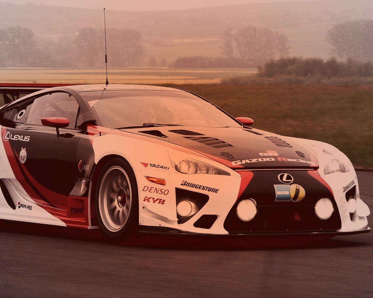 Гоночный Лексус обои
