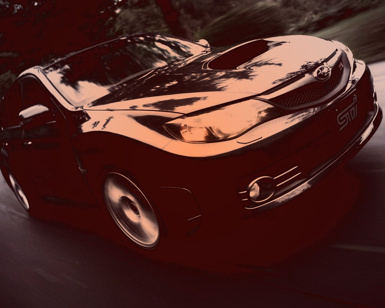 Субару Импреза обои