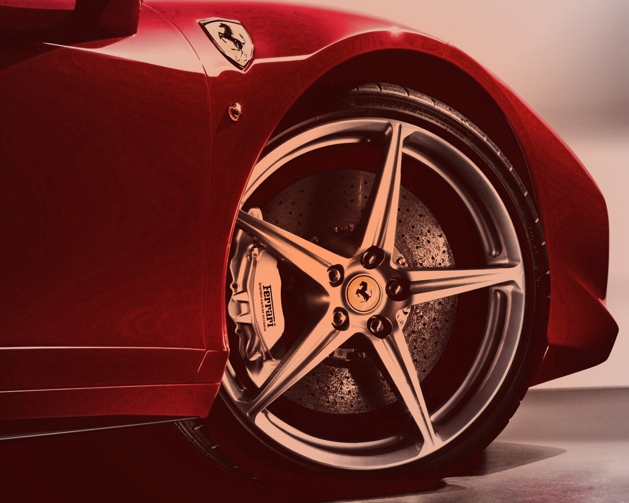 Колесо Феррари обои