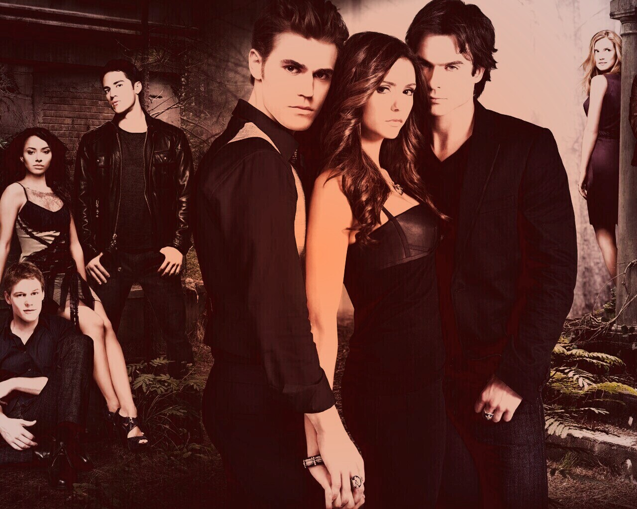 Дневники вампира обои