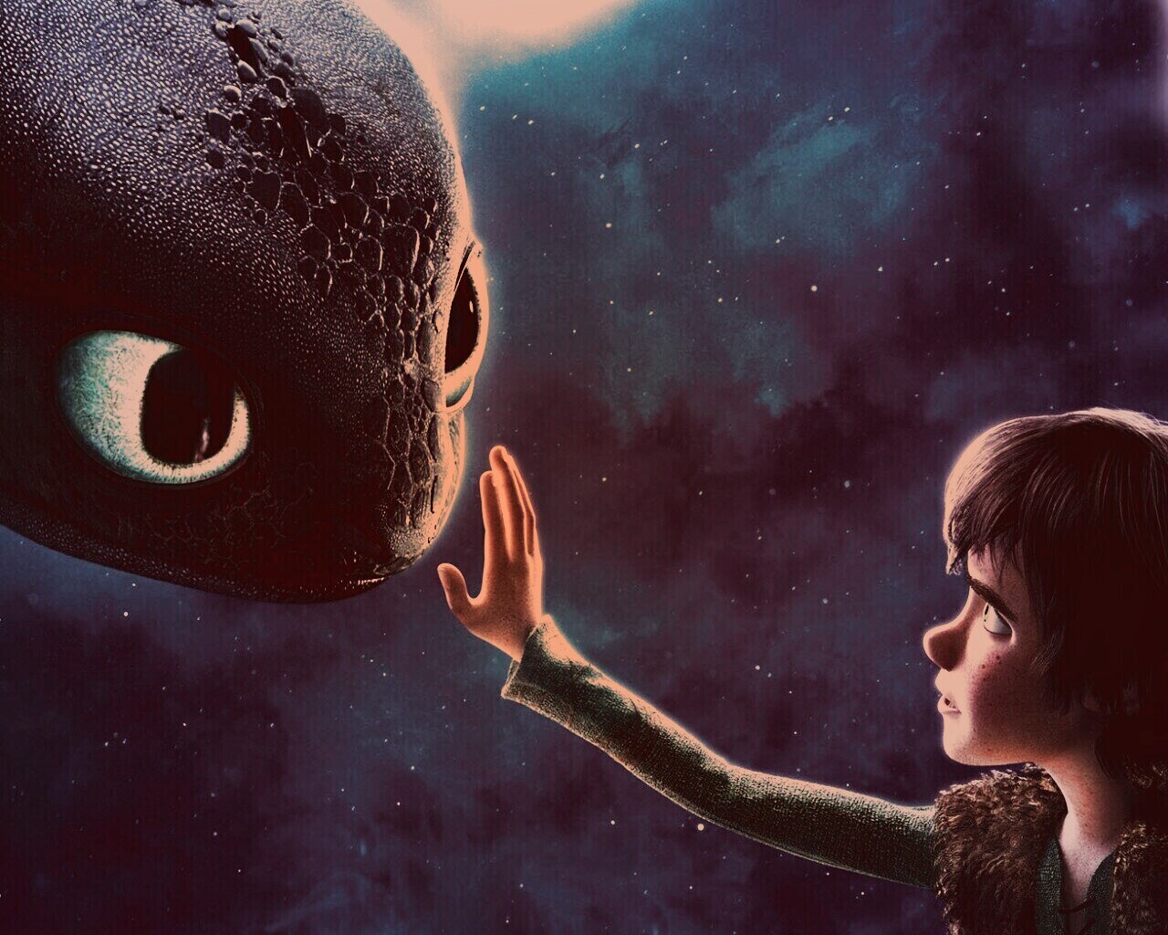 Как приручить дракона обои