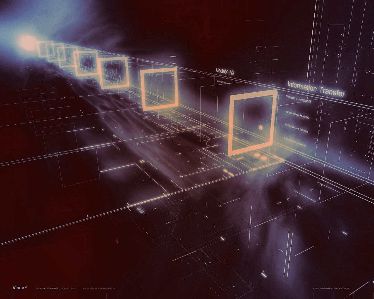 Информационный поток обои