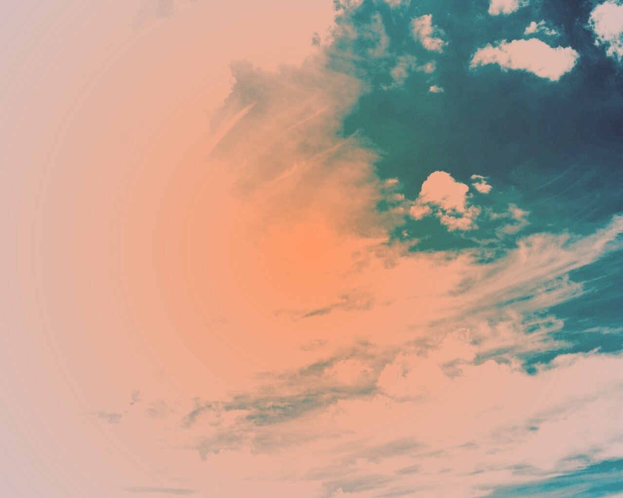 Голубое небо обои