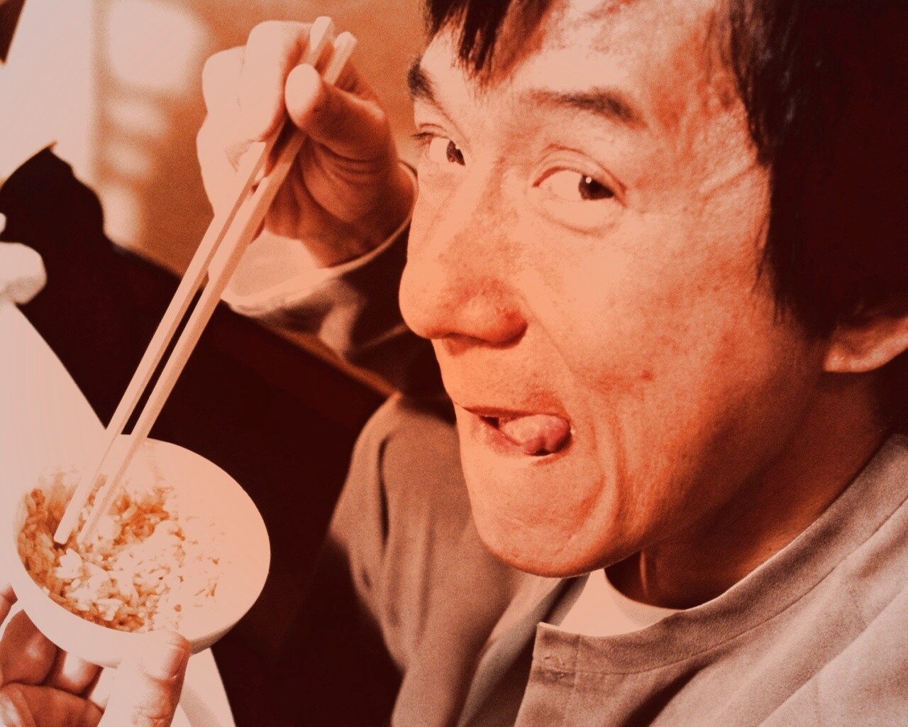 Джеки Чан одобряет рис обои