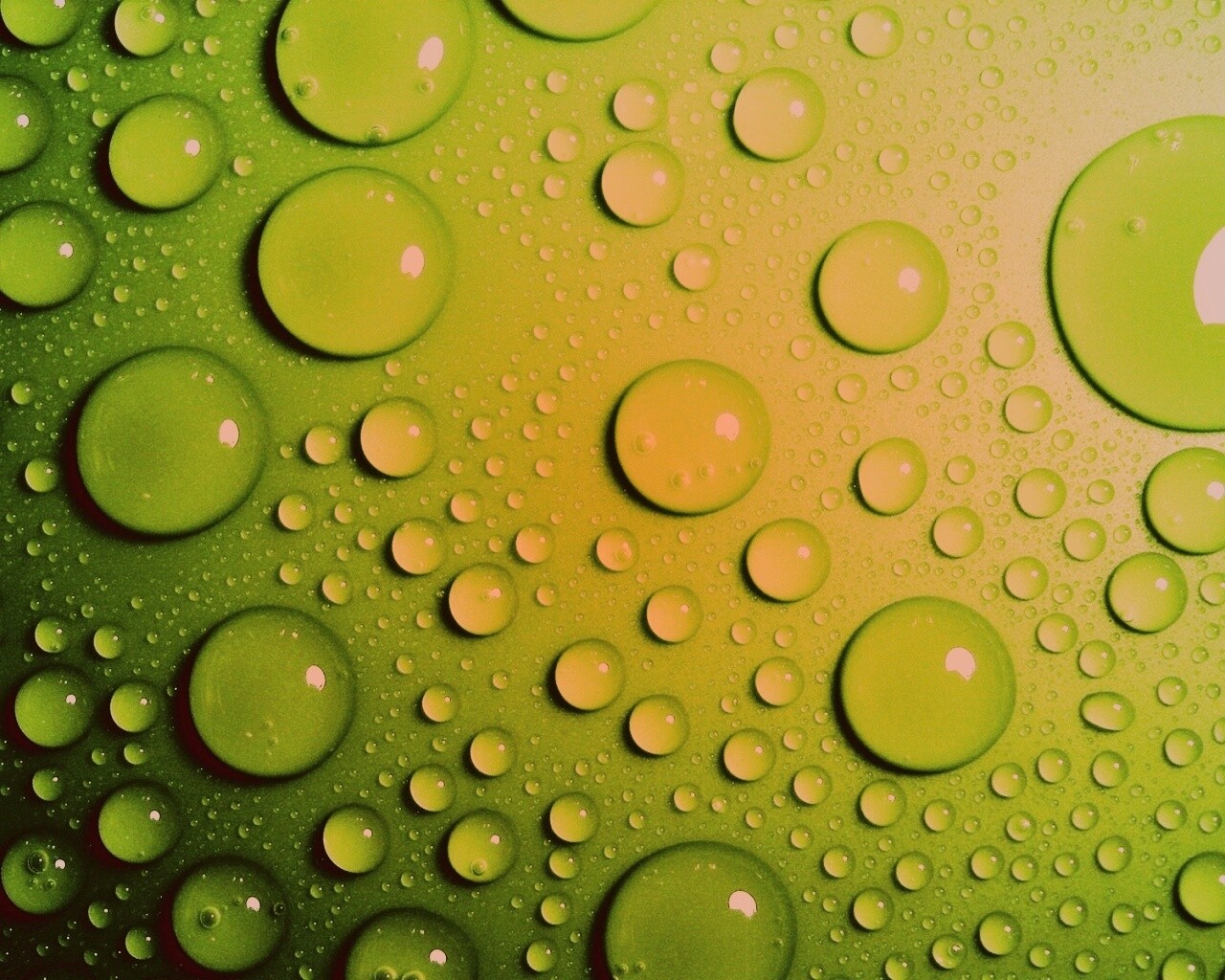 Зеленые пузыри обои