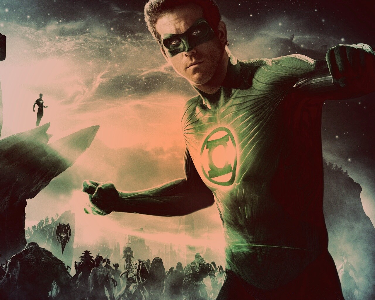 Зелёный фонарь обои