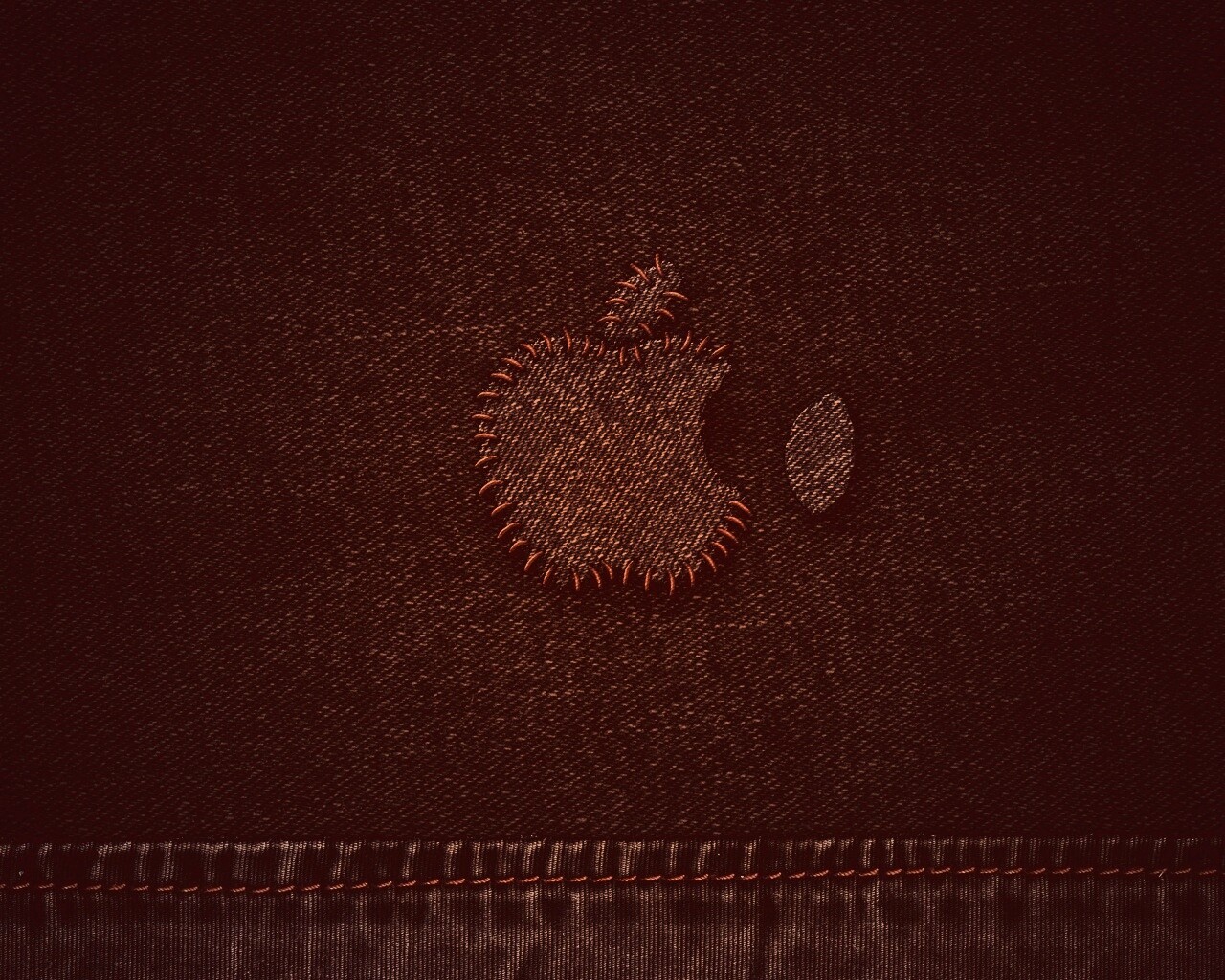 Штопанный Apple обои