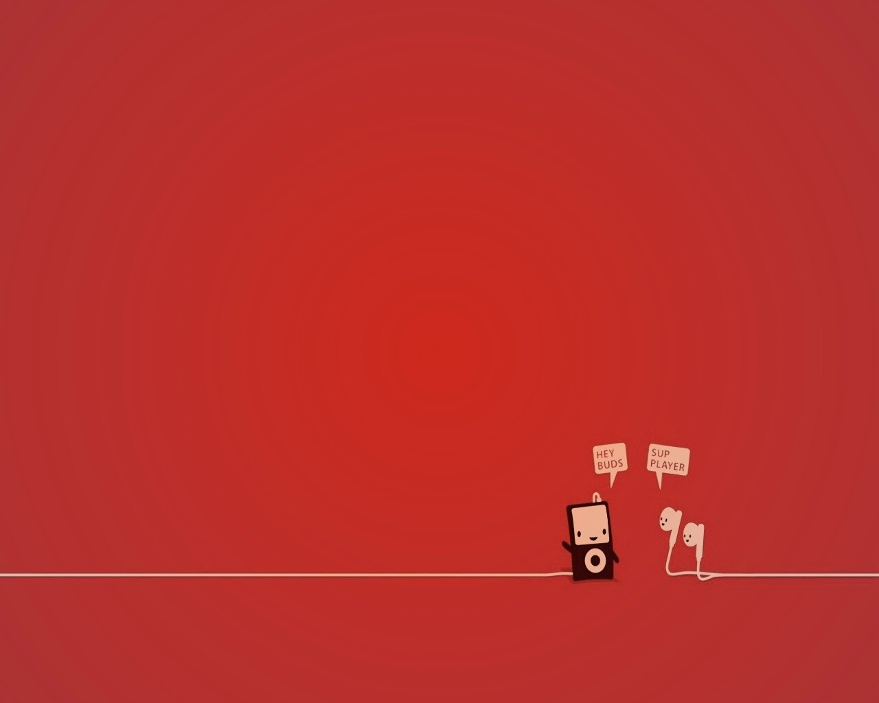 Плеер и наушники обои