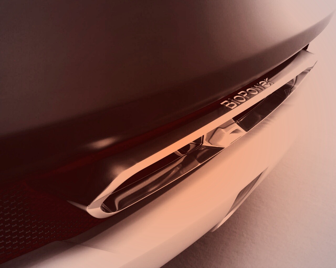 Хромированный бампер обои