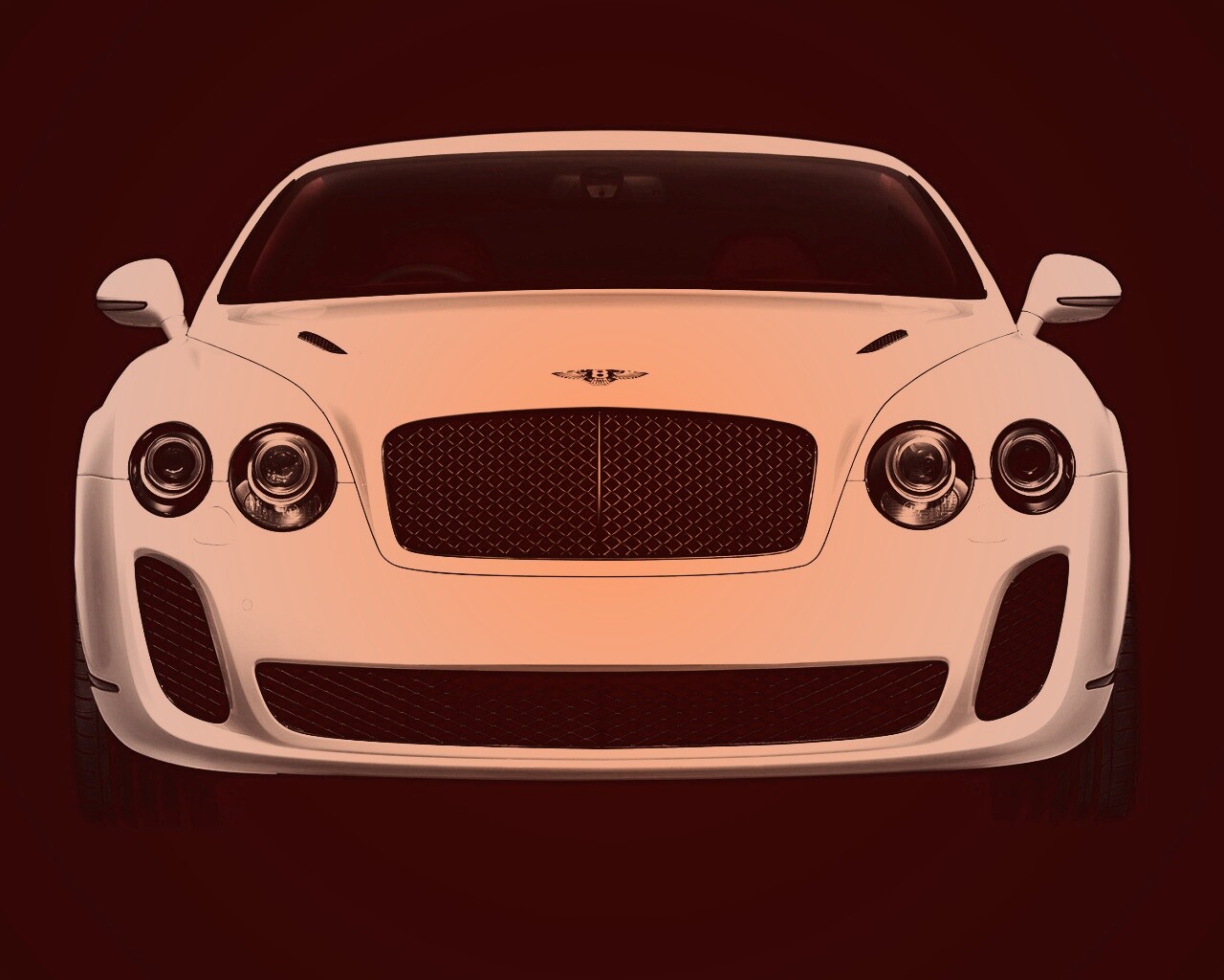 Белый Бентли Континентал обои