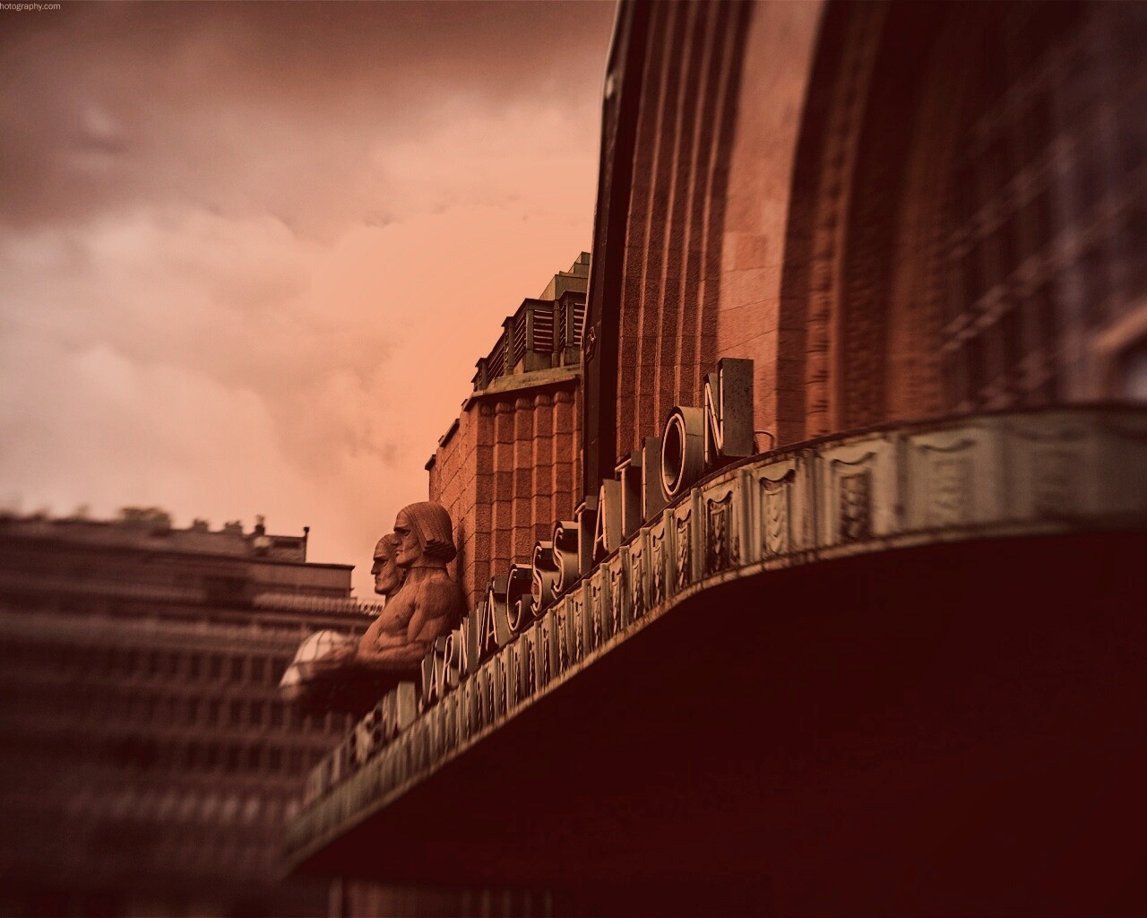 Вокзал Хельсинки обои