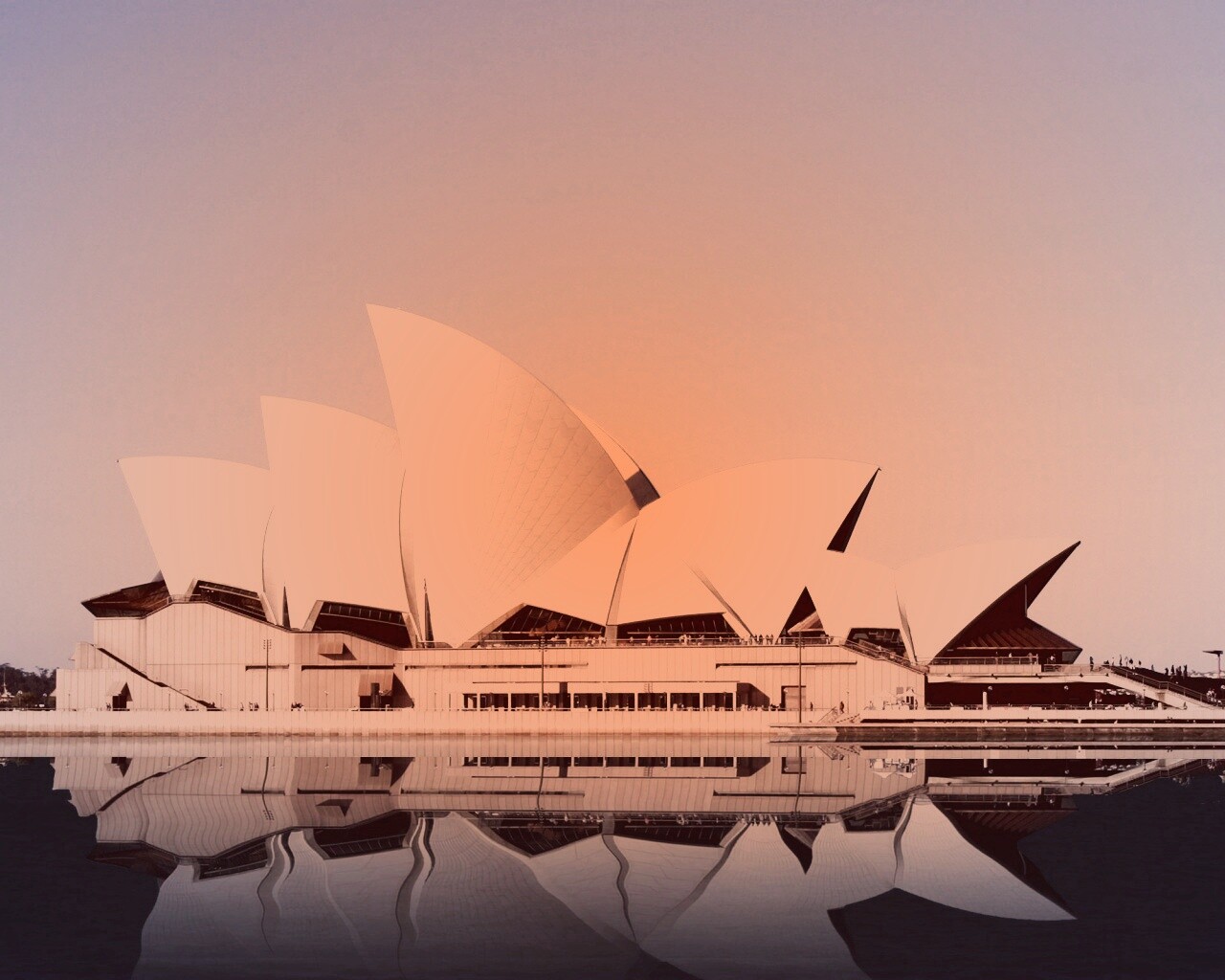 Сиднейский зал оперы обои