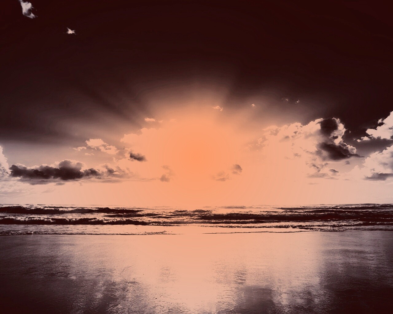 Живописный восход обои