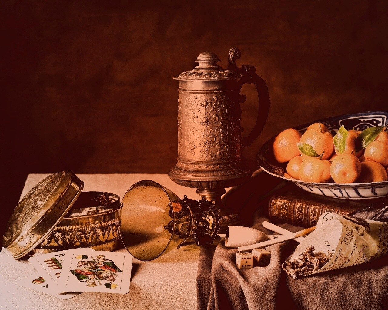 Подготовка к натюрморту обои