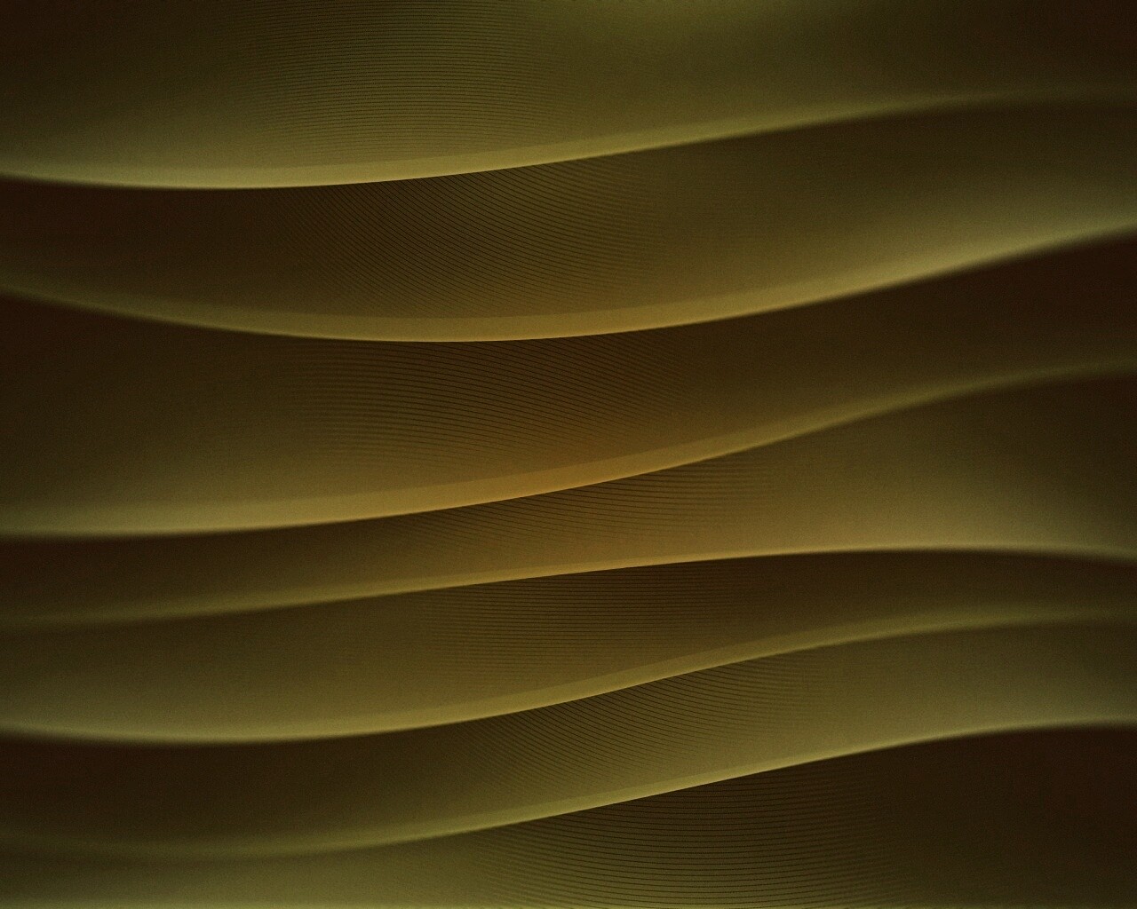 Зелёные горизонтальные волны обои