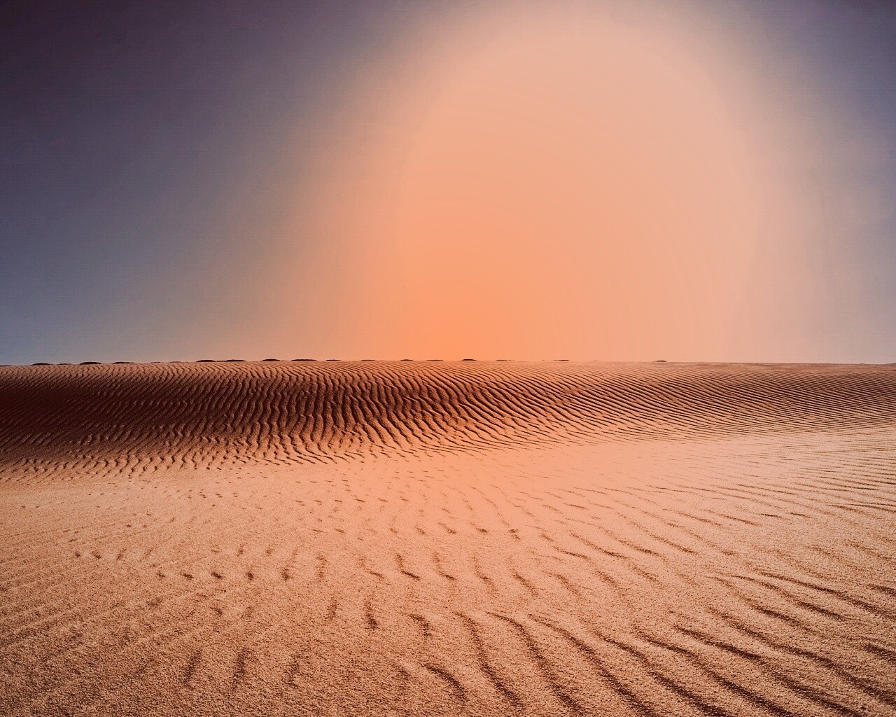 Пустыня до горизонта обои