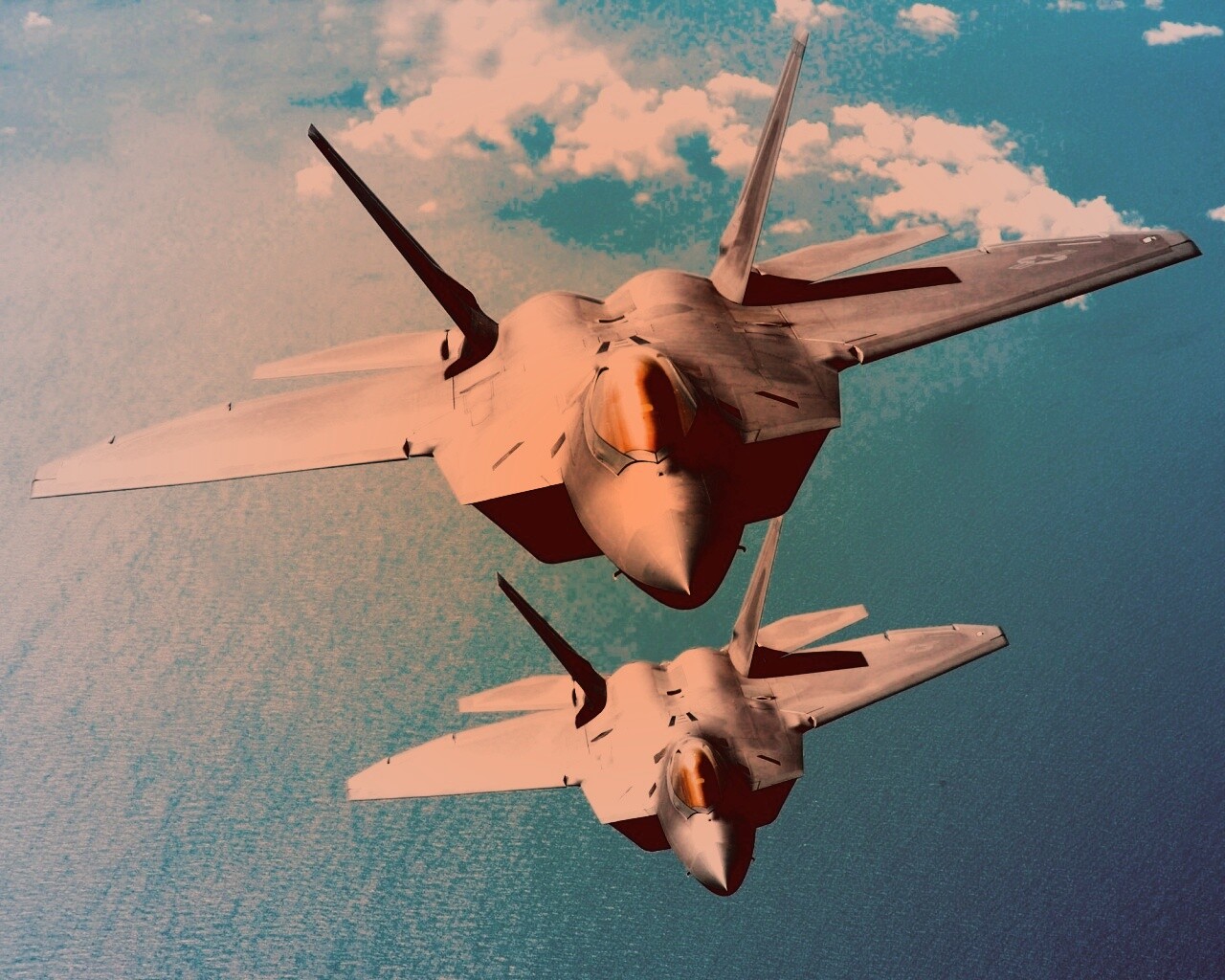 Истребители в небе обои