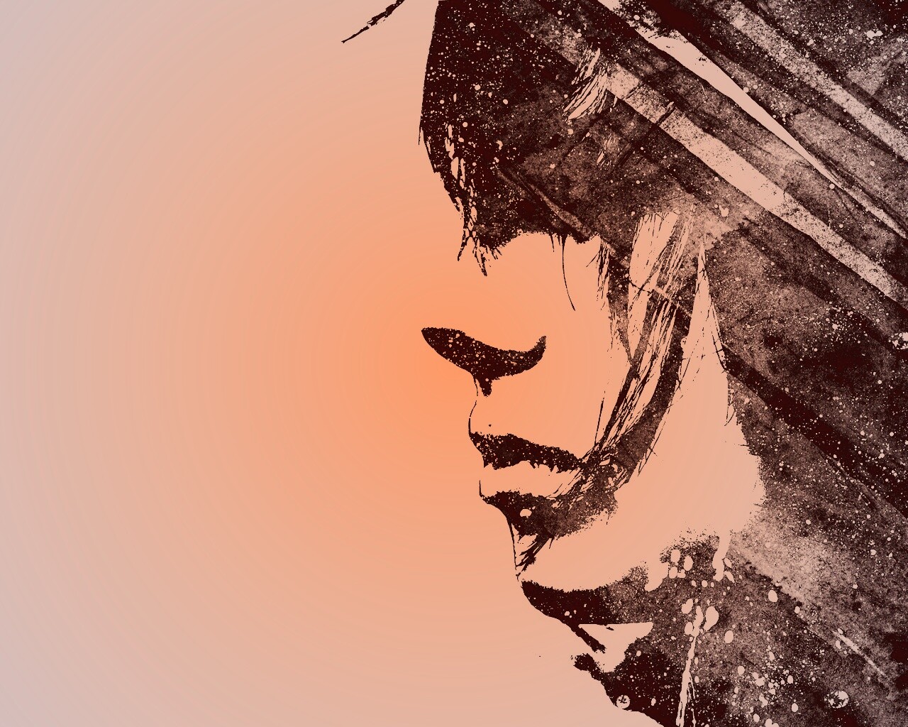 Стильные черно-белые обои обои