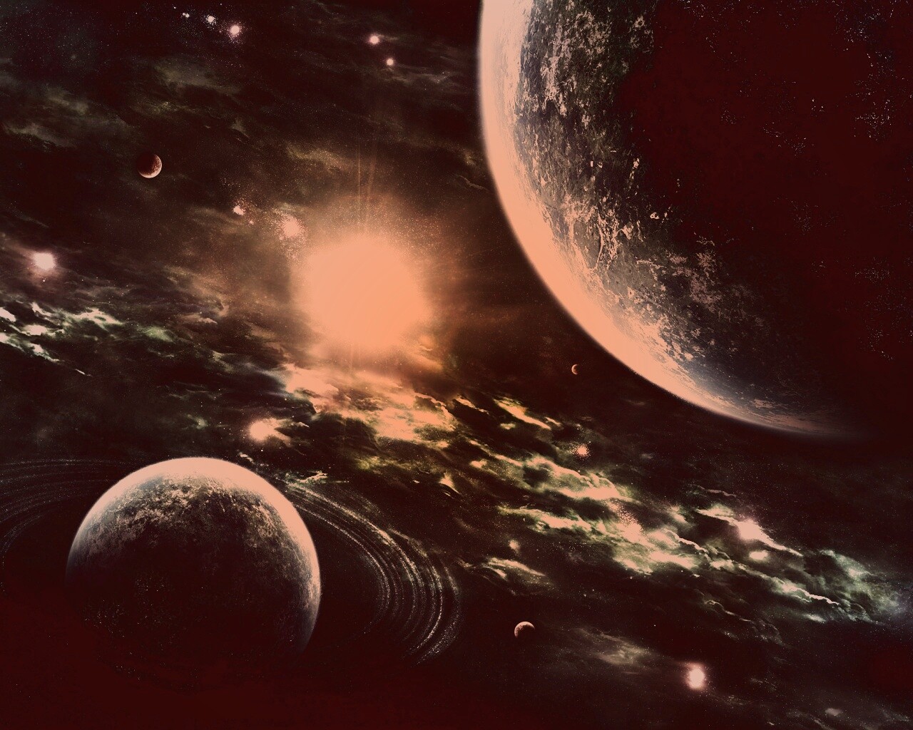 Солнечная система обои