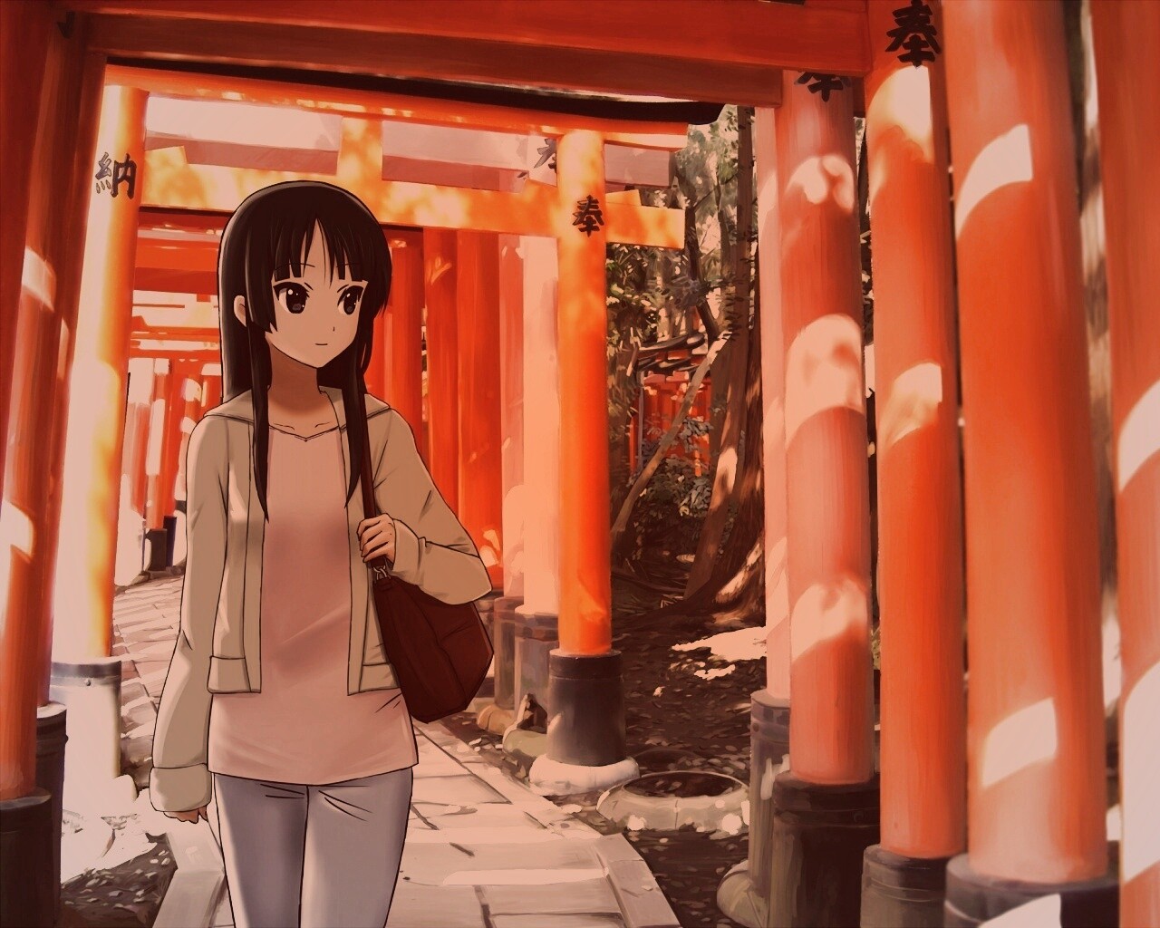 Акияма Мио обои