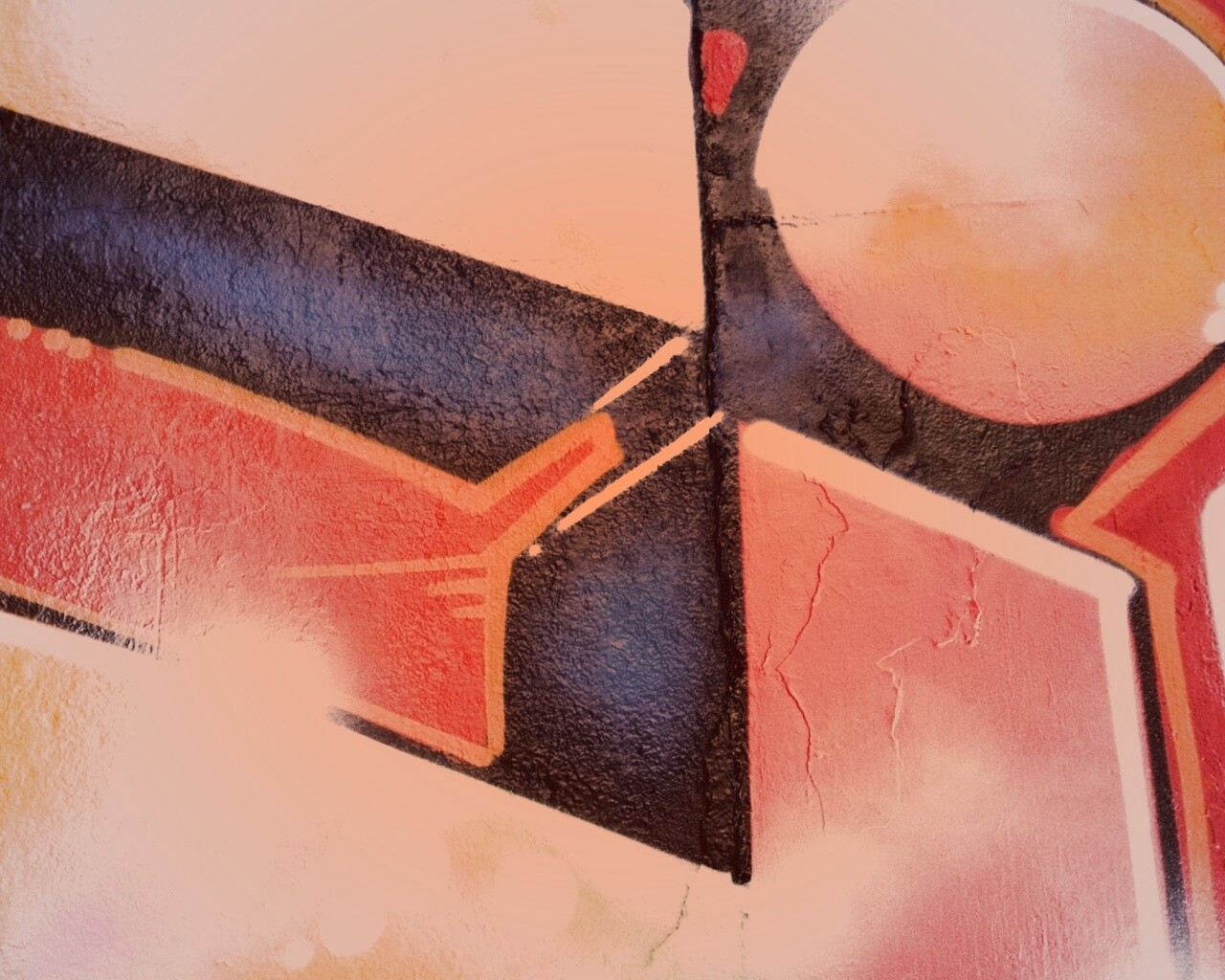 Граффити на стене обои