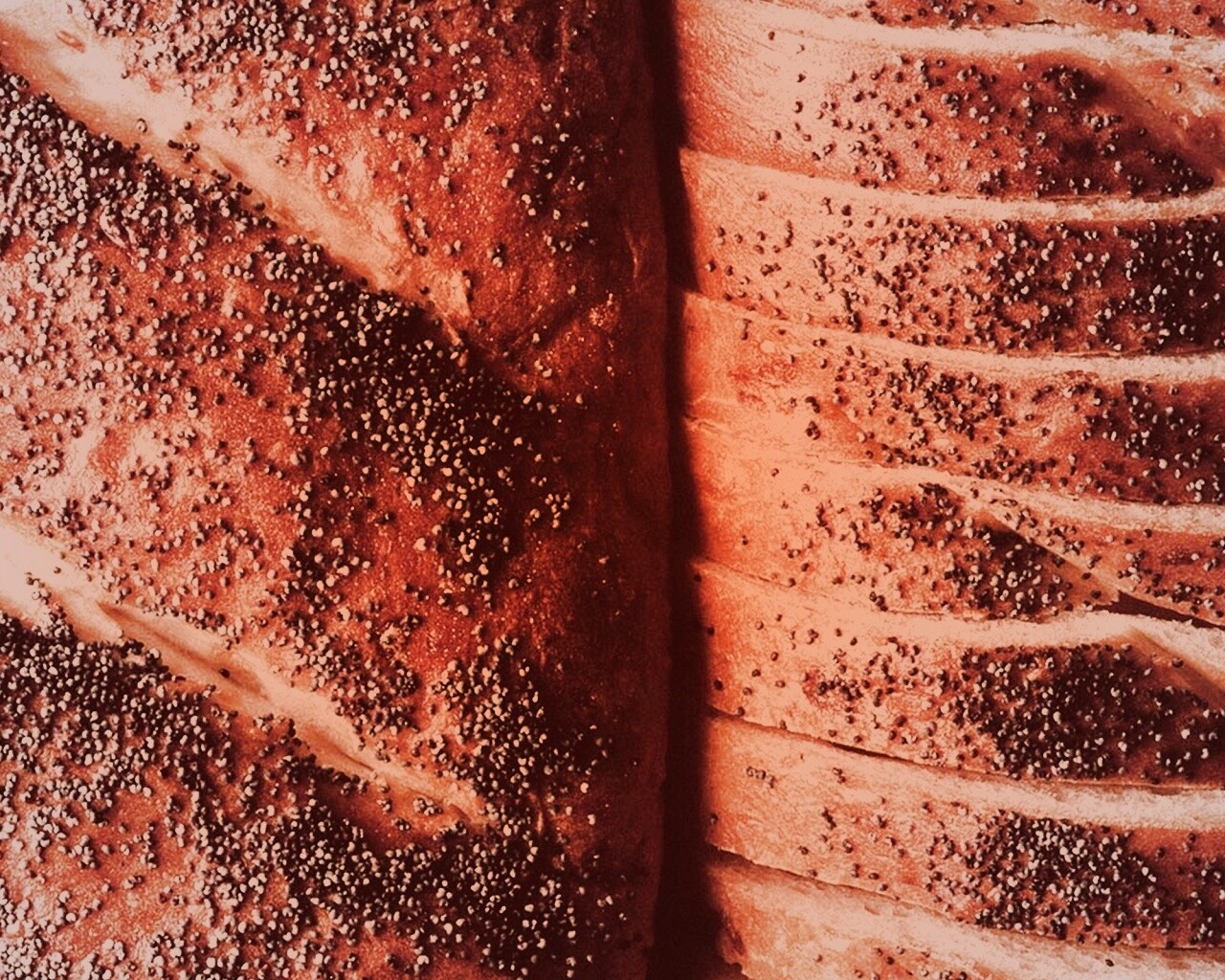 Выпечка с маковой крошкой обои