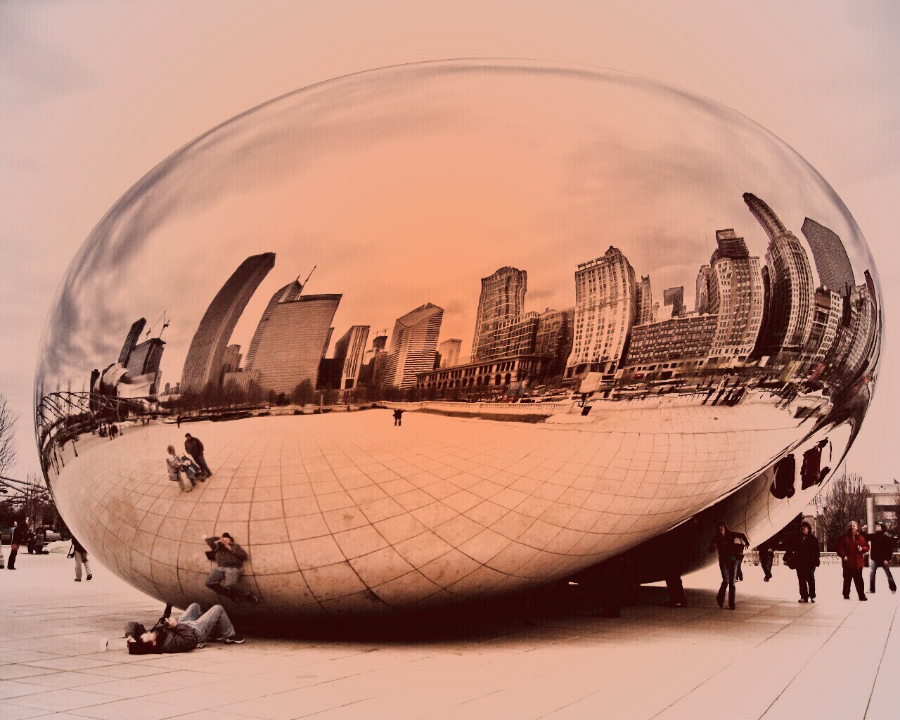 Облачные ворота обои