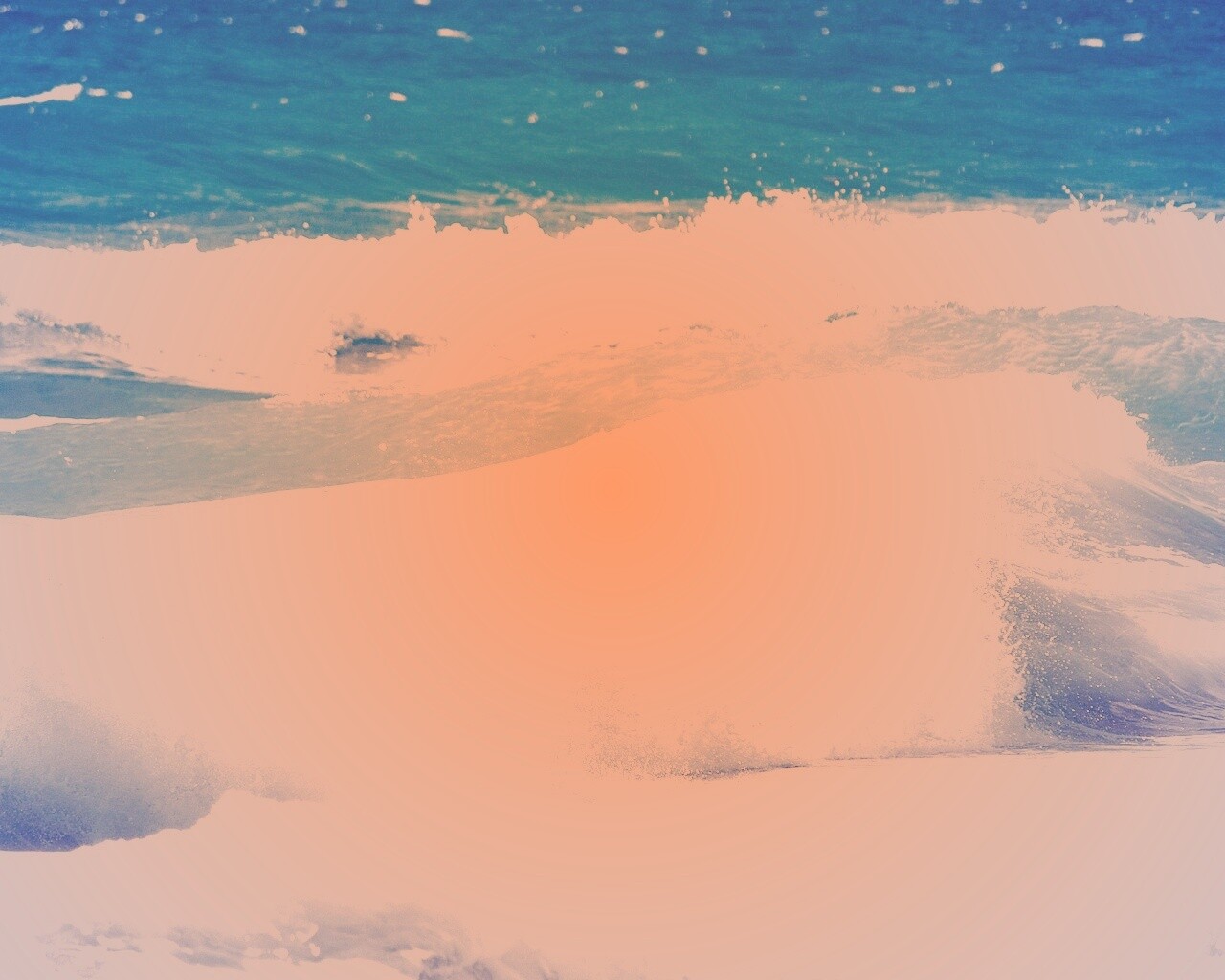 Голубые волны обои