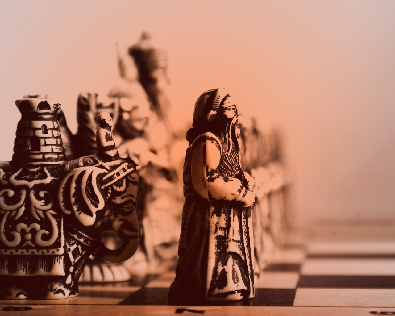 Китайские шахматы обои