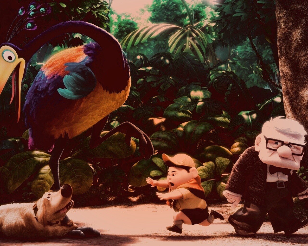 Герои мульфильма "Вверх" обои