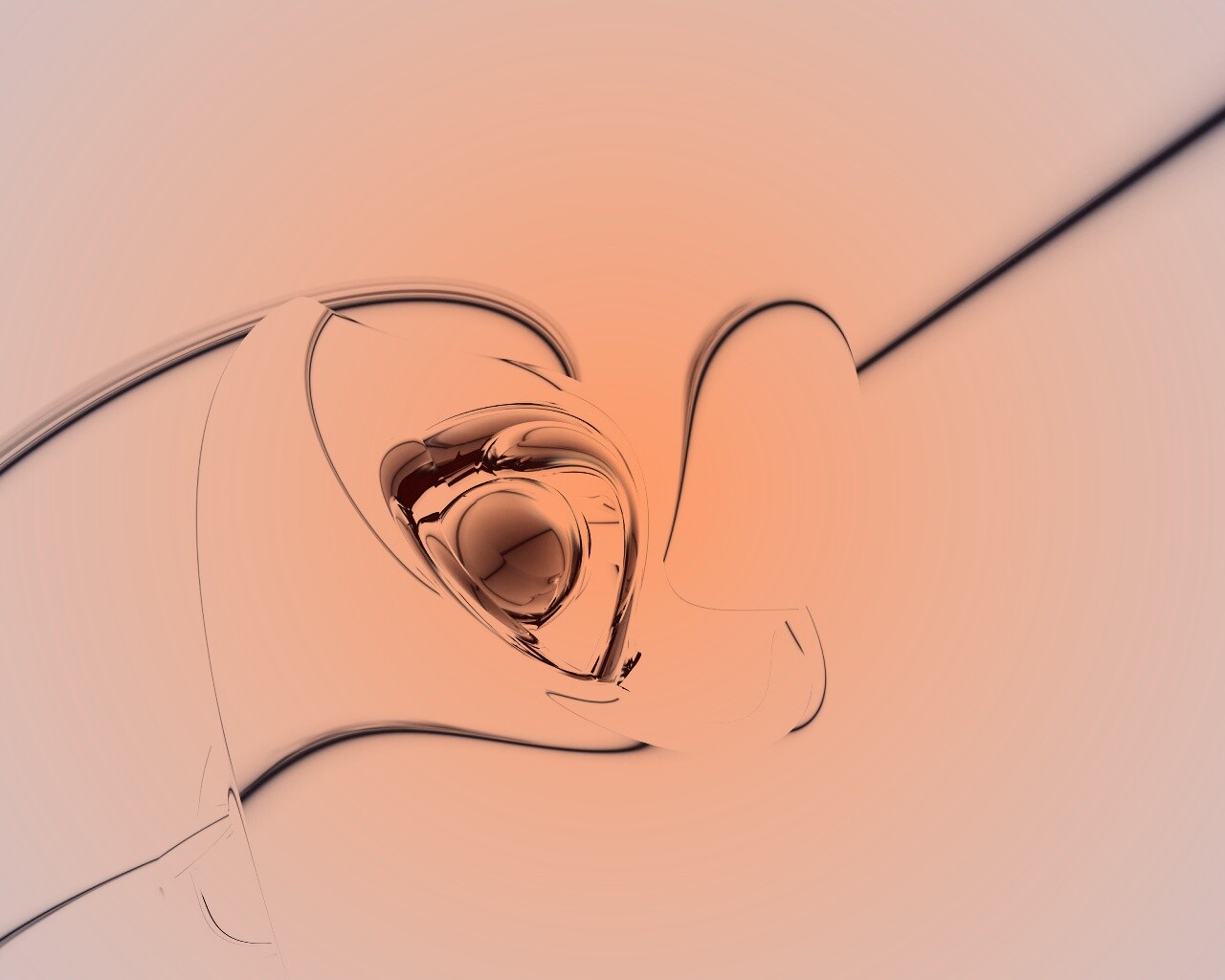 Текучая абстраккция обои