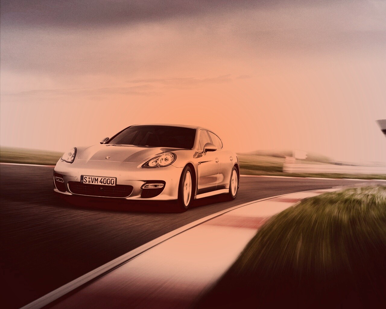 Автомобиль на треке обои