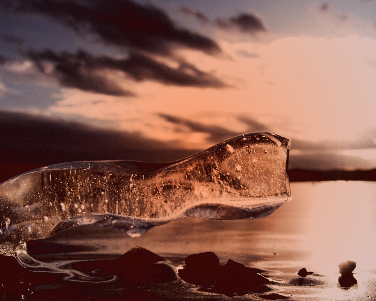 Водяная абстракция обои