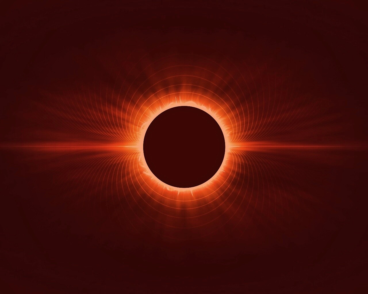 Солнецное затмение обои