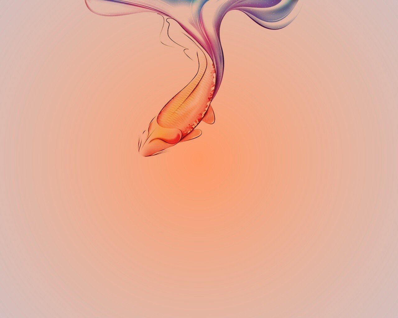 Золоая рыбка  обои