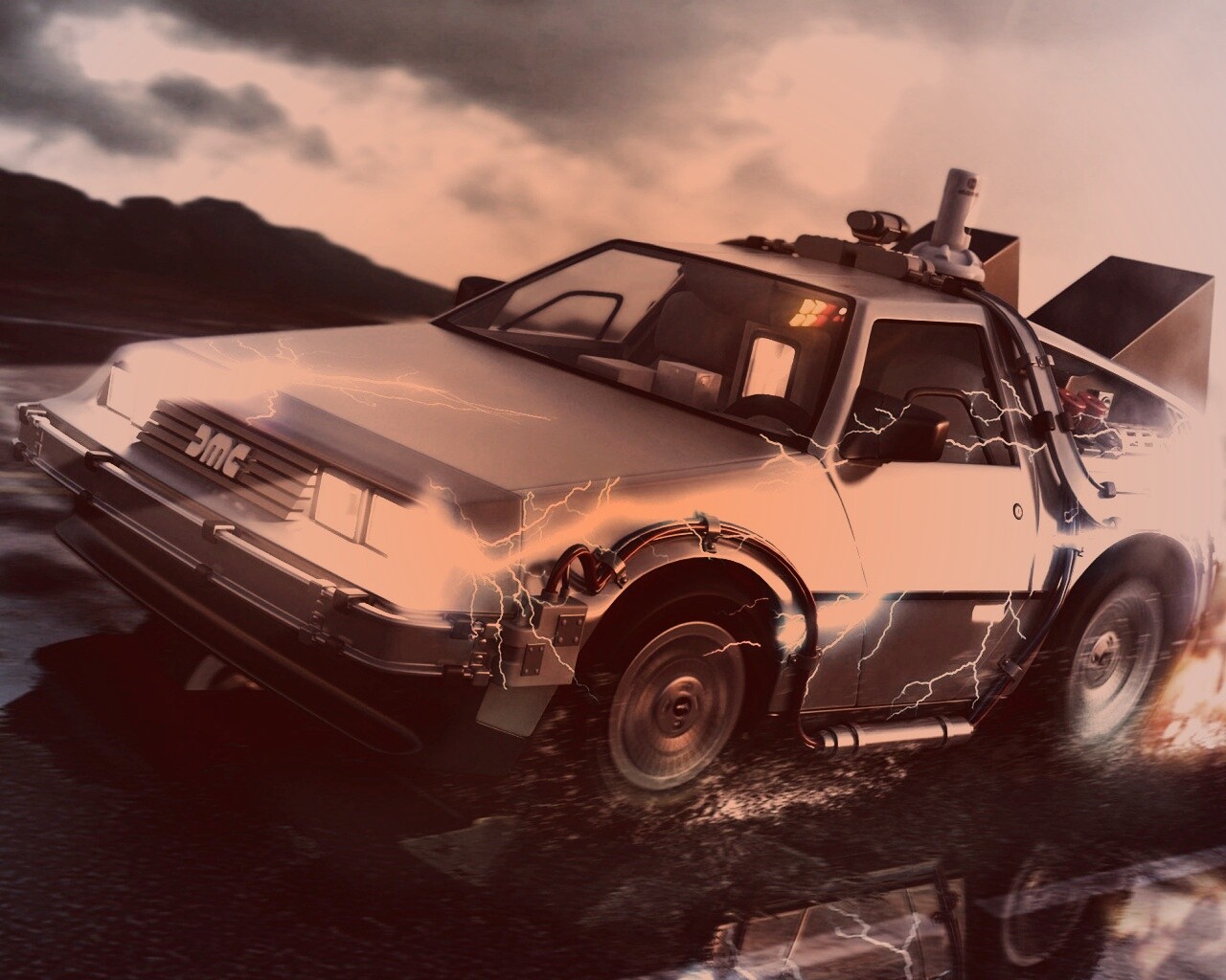 Машина времени обои