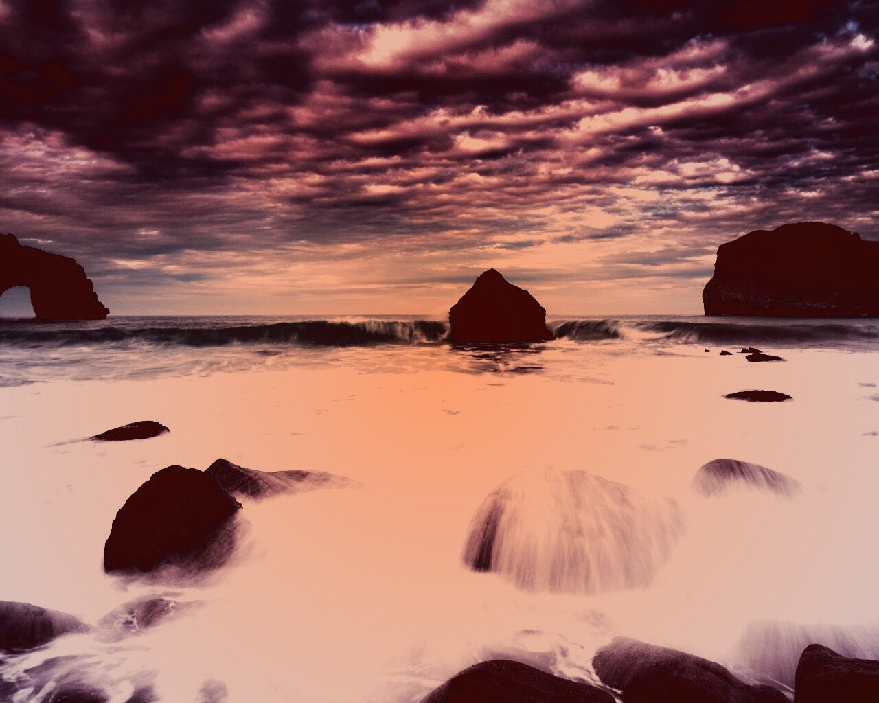 Волнующееся море обои