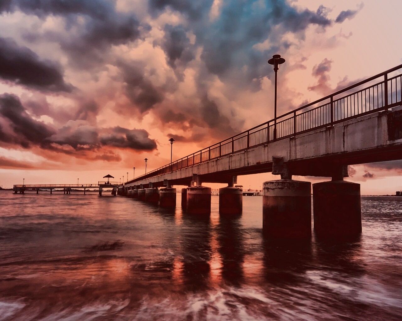 Длинный пирс обои