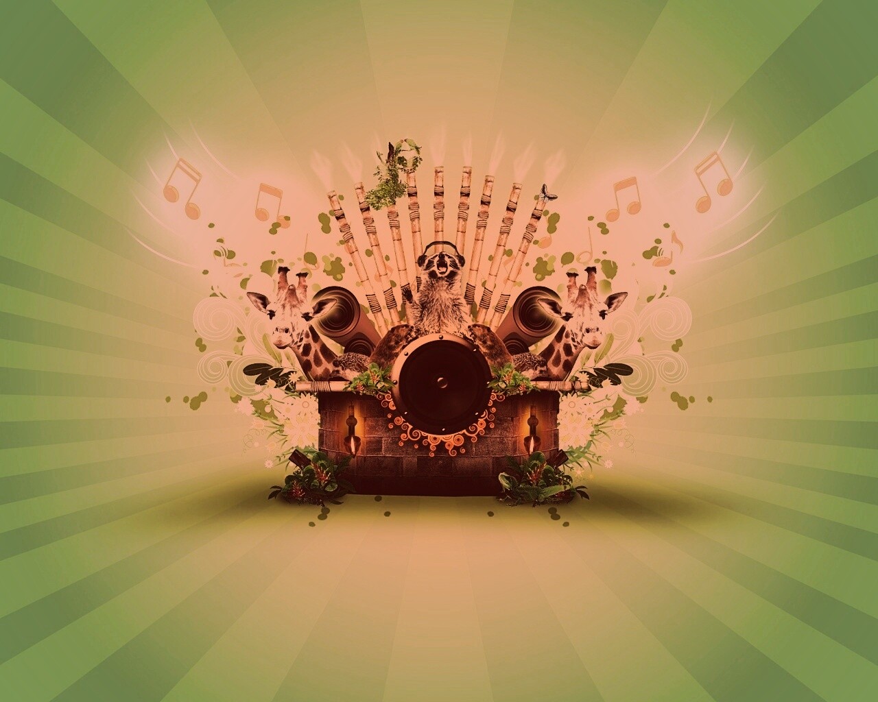 Музыка джунглей обои