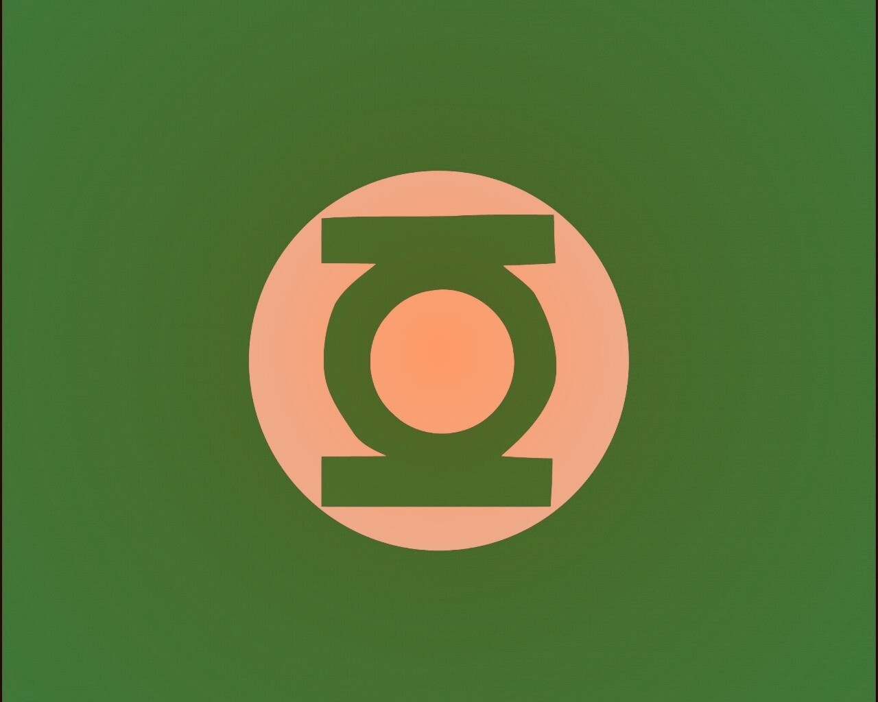 Знак Зеленого фонаря обои