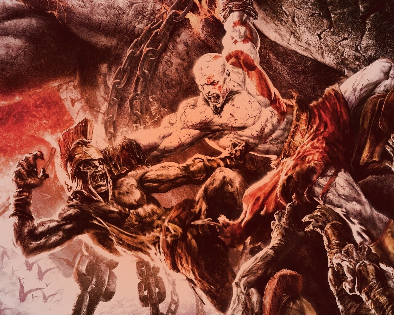 Бог войны обои