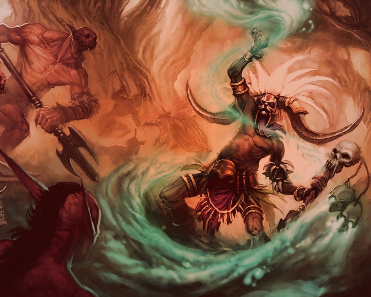 Шаман из Diablo 3 обои