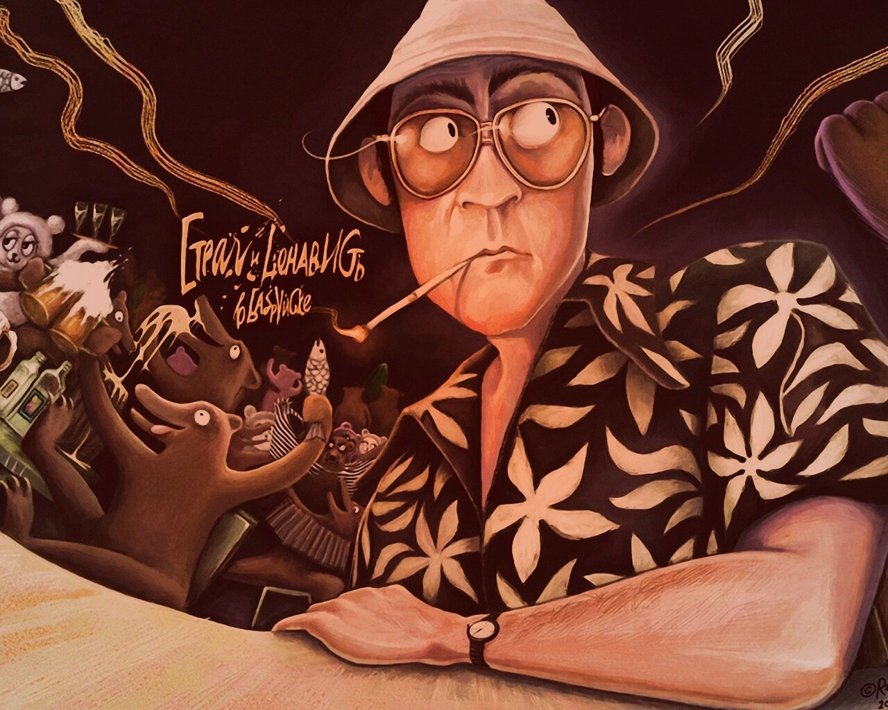 Страх и ненависть в Лас-Вегасе обои